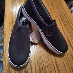 Men's NWT Vintage Hanes Sport  Black  Canvas Slip On Shoes 11 Men's NWT Vintage.